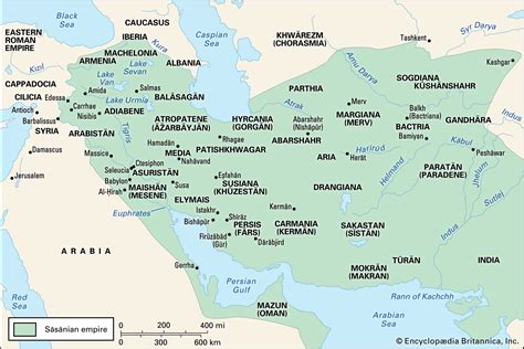 sassanid empire map